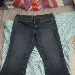 American Eagle Outfitters Boot Cut Blue Jeans Timeless Fit